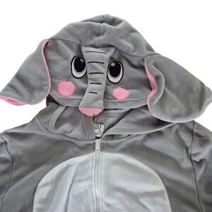 Bluenotes Fleece Elephant Onsie Womens Size L